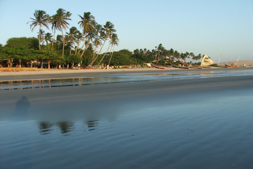 Traslado Parnaíba (Delta del Parnaíba)/ Jericoacoara con visita a la Laguna del Paraíso (regular)